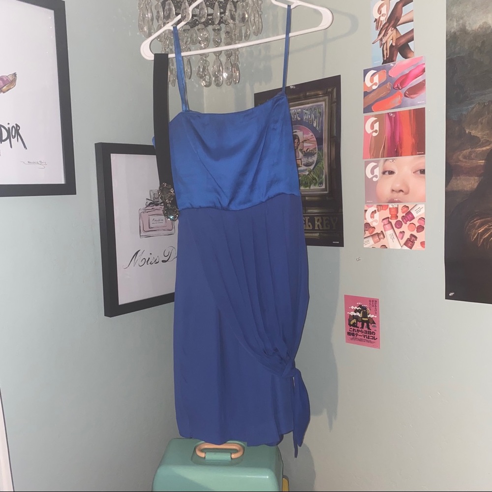 BCBG royal blue mini dress